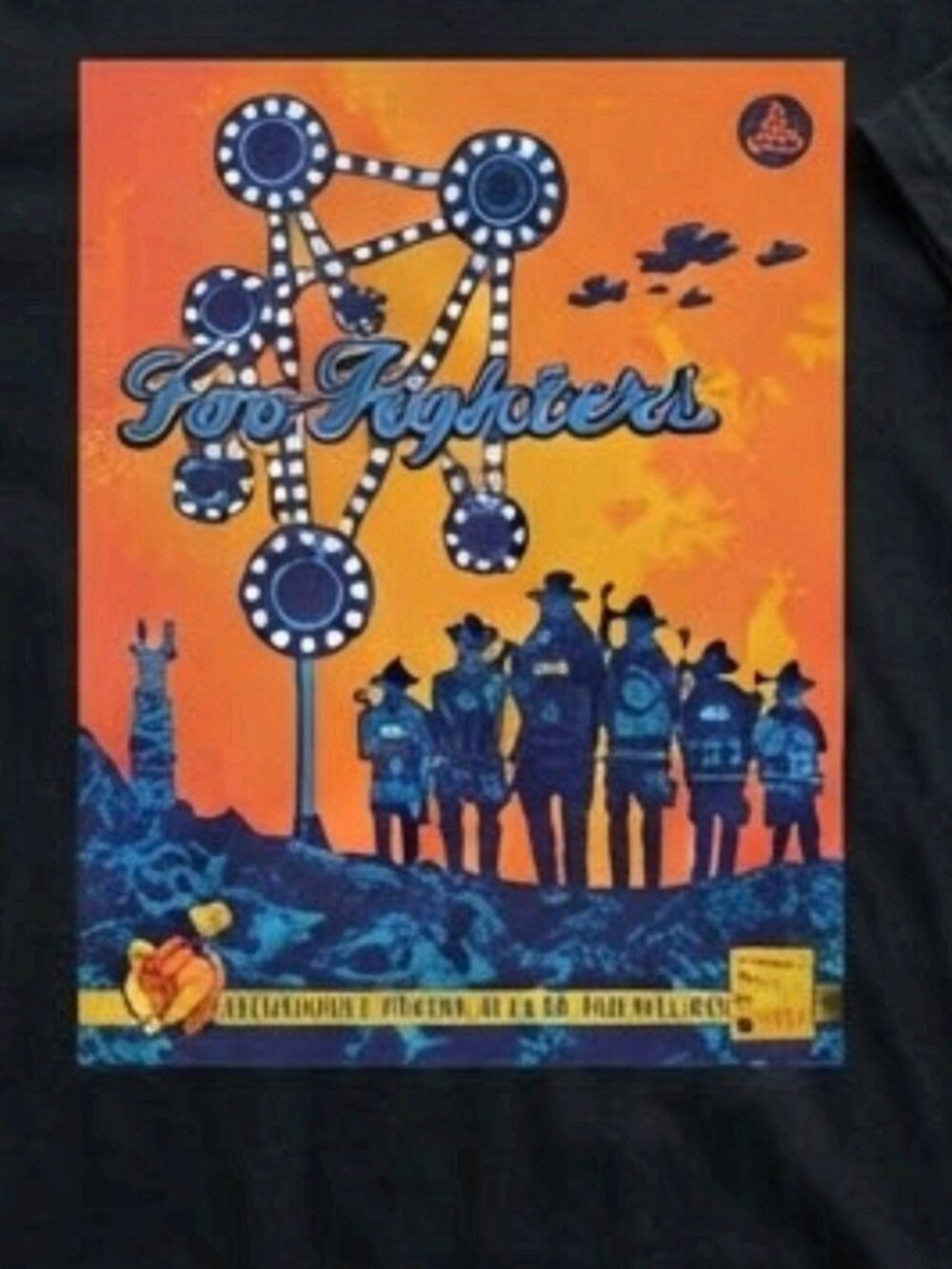 Foo Fighters Las Vegas Sep 26 2026 Black T-Shirt S-4XL - Picture 2 of 3